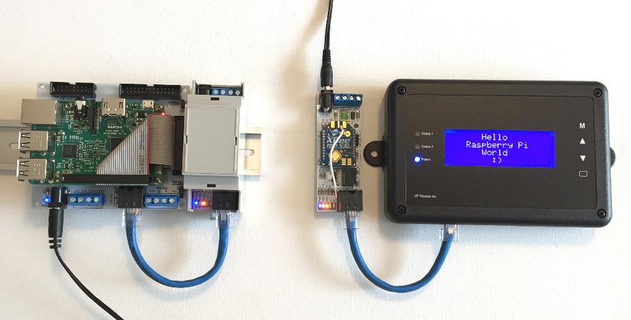 Raspberry Pi and Wireless RS485 Display