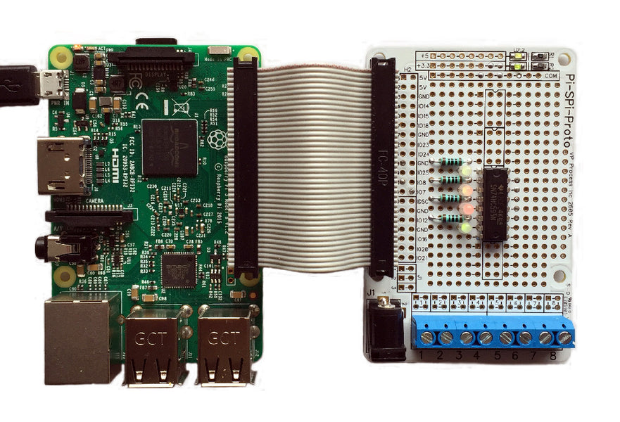 Raspberry Pi, Bi-Color LEDs and the 74HC595 Serial Shift Register
