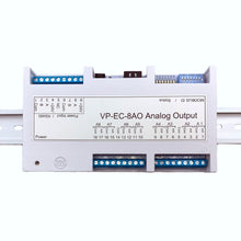 VP-EC-8AO Analog mA Output I/O Module Modbus RTU RS485 DIN Enclosure White