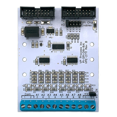 PI-SPI-DIN-8AI Raaspberry Pi Analog Input I/O Module