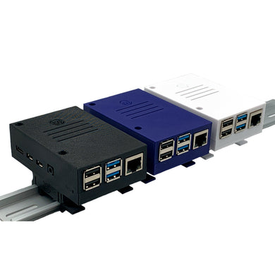 PI-SPI Series Raspbery Pi 4 DIN Rail Enclosures