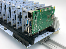 WL-MIO Raspberry Pi Input/Output I/O Module installed in I/O Module Backplane