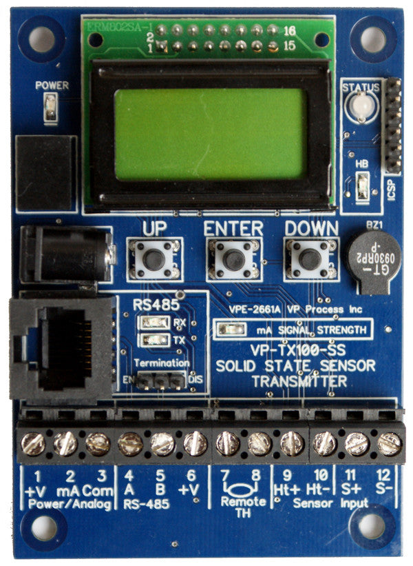 TX100-SS-400 Gas Sensor Transmitter PCB Front