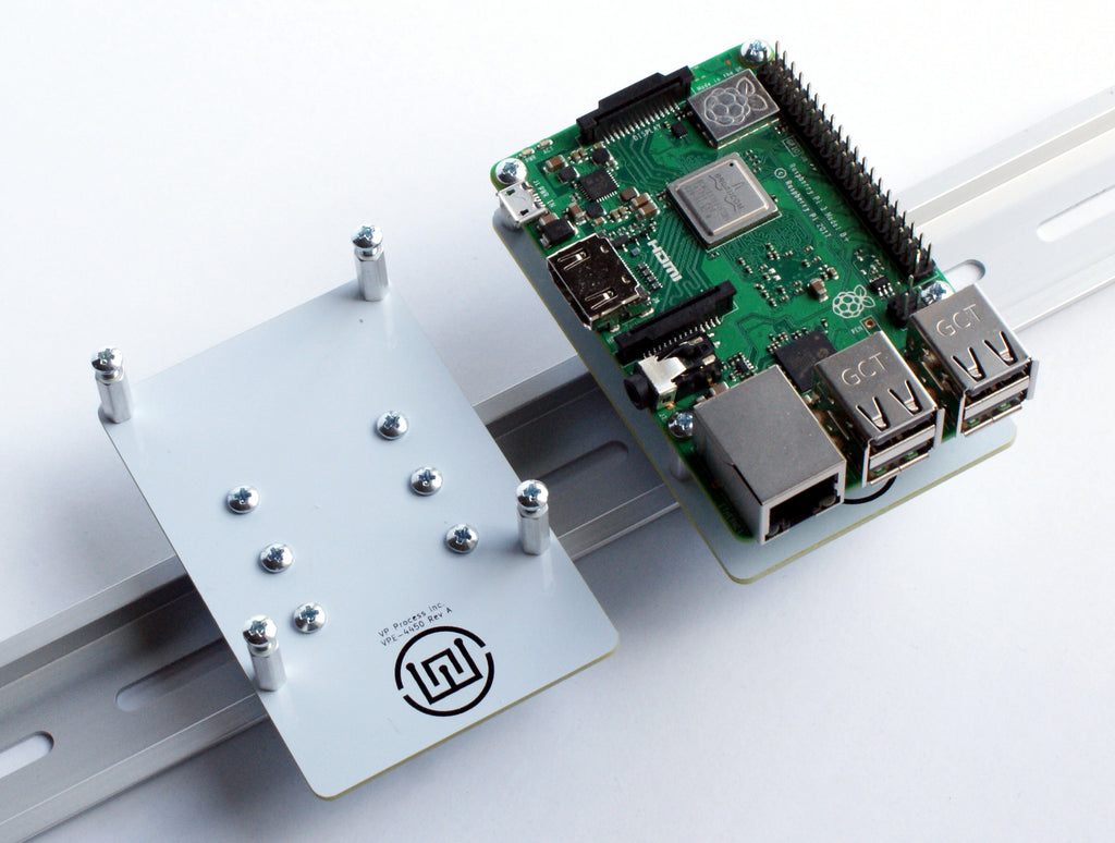 DIN Rail Mounting Kit for the Raspberry Pi I/O Modules – Widgetlords ...