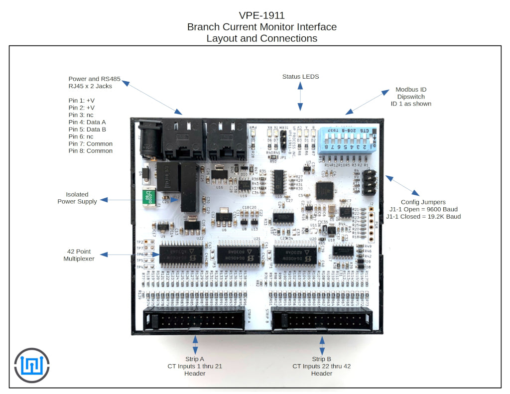 BCM-SPLIT-CORE-1 Current Monitoring Kit with CT Interface Module ...