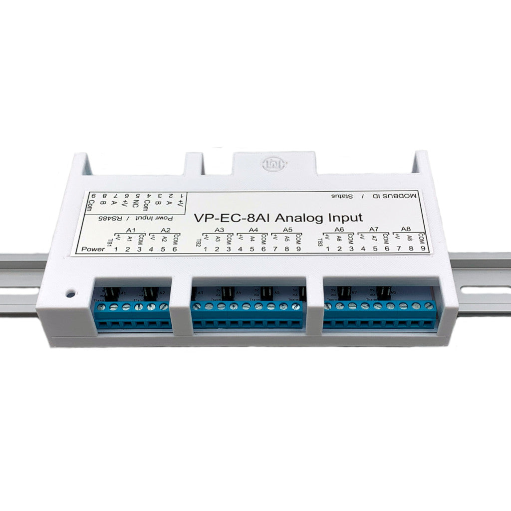 Module Extension IO Analogique 4AI+4AO RS485 Ethernet Modbus DC 9-36V - GXAXA0404