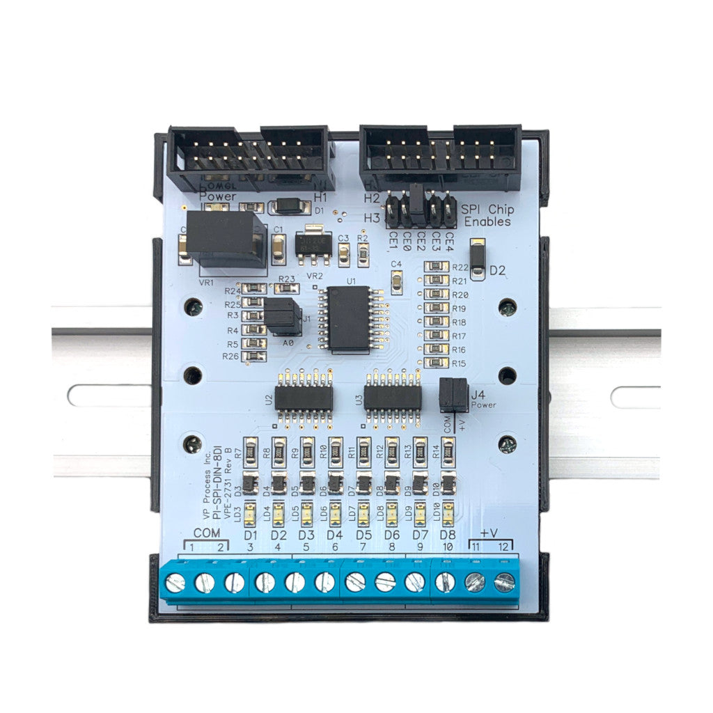 PI-SPI-DIN-8DI Raspberry Digital Input I/O Module – Widgetlords Electronics