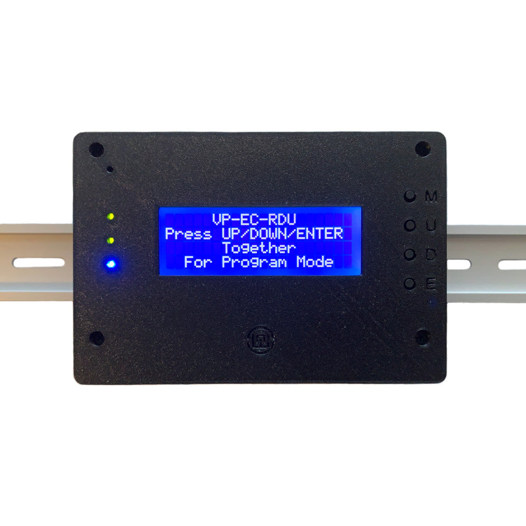 VP-EC-RDU LCD Display Modbus RTU RS485 DIN  Enclosure